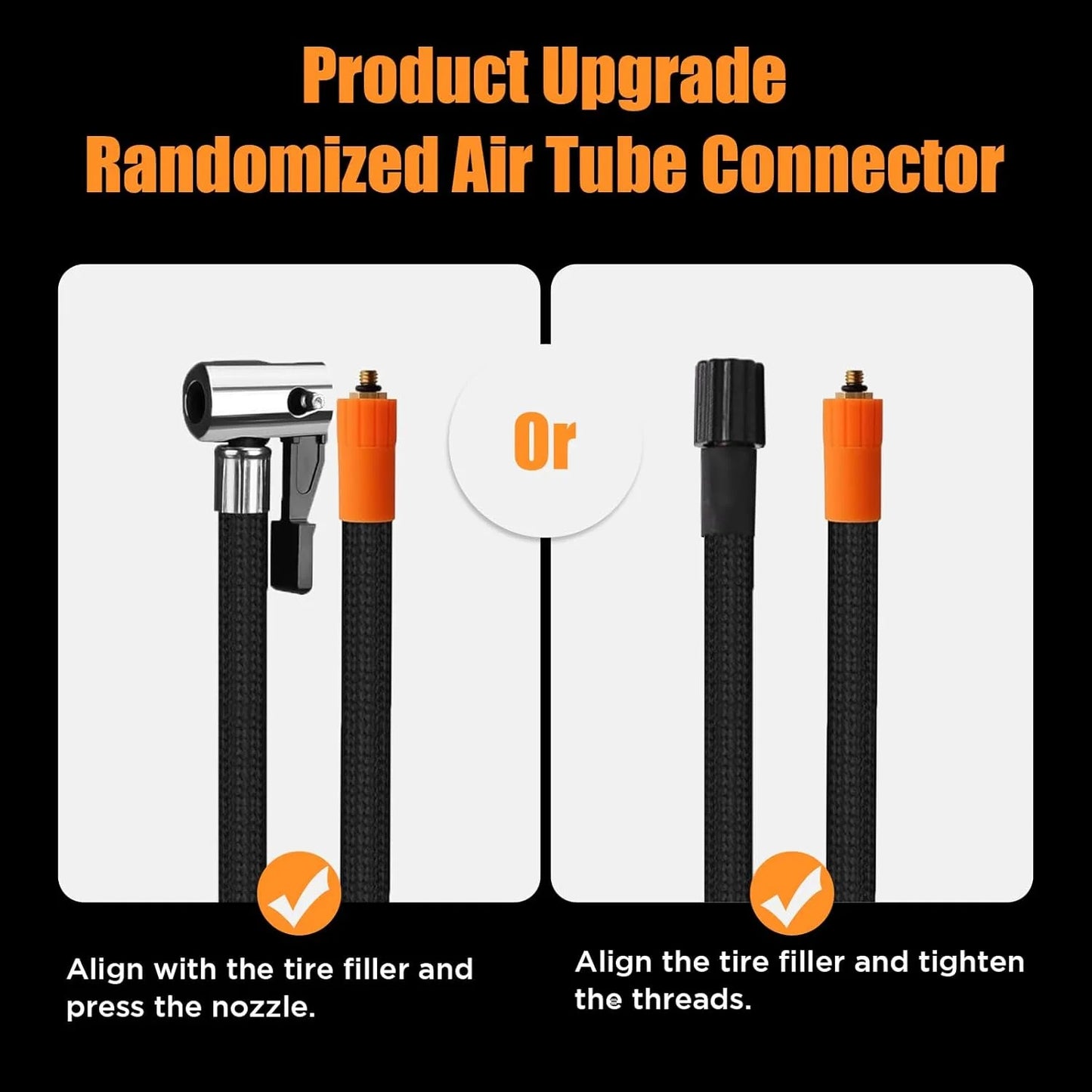 Tire Inflator Portable Air Compressor, Air Pump for Car Tires with Tire Pressure Gauge 150 PSI